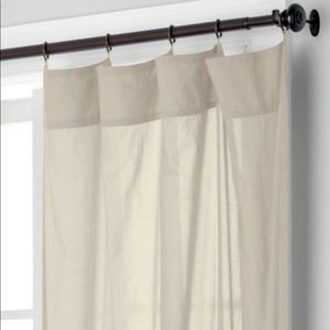 Ring Top Curtains - 2 panels in the listing